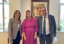 Συνάντηση εργασίας με την υφυπουργό Δημογραφικής Πολιτικής και Οικογένειας  Μαρία Συρεγγέλα